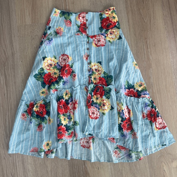 Maeve by Anthropologie Claudette Midi Skirt - Picture 3 of 9